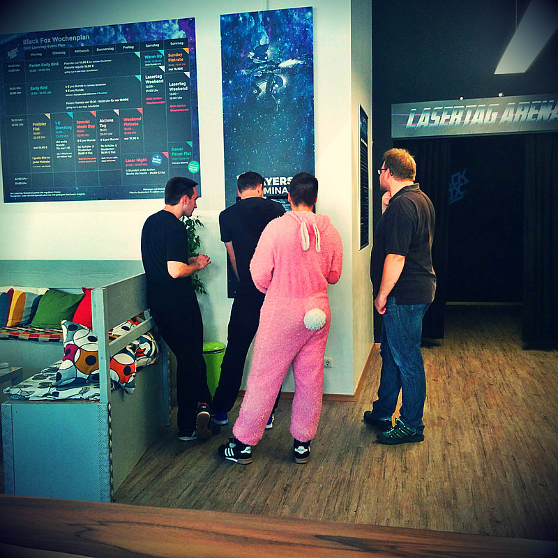 JGA im Black Fox Lasertag